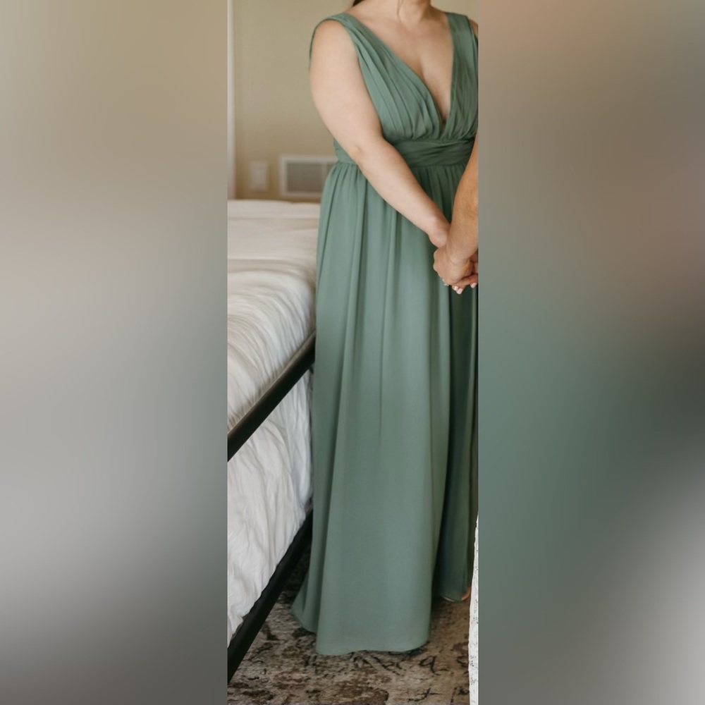 Revelry Bridesmaids Dress- Rosemary color Size 10